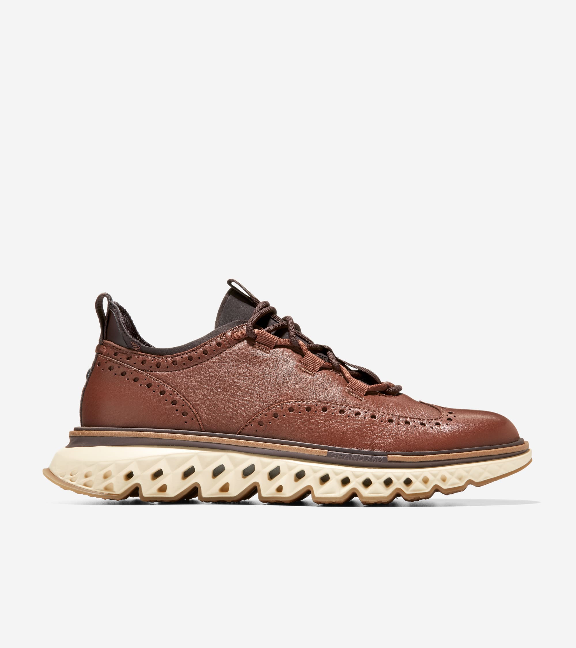 Men's 5.ZERØGRAND Wingtip Oxfords in Brown | Cole Haan